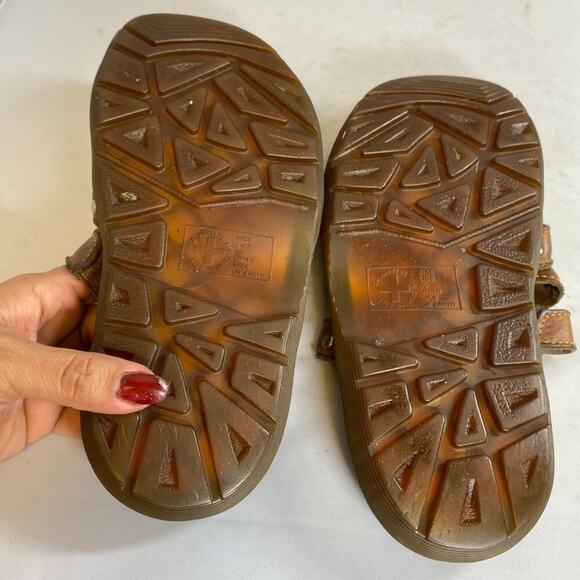 Rare Vintage Dr Martens Crossover Leather Slide Brow W7 - Picture 6 of 6